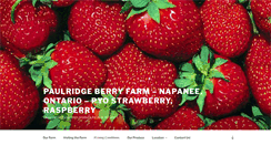 Desktop Screenshot of paulridgeberryfarm.com